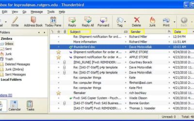 Backup Thunderbird Email